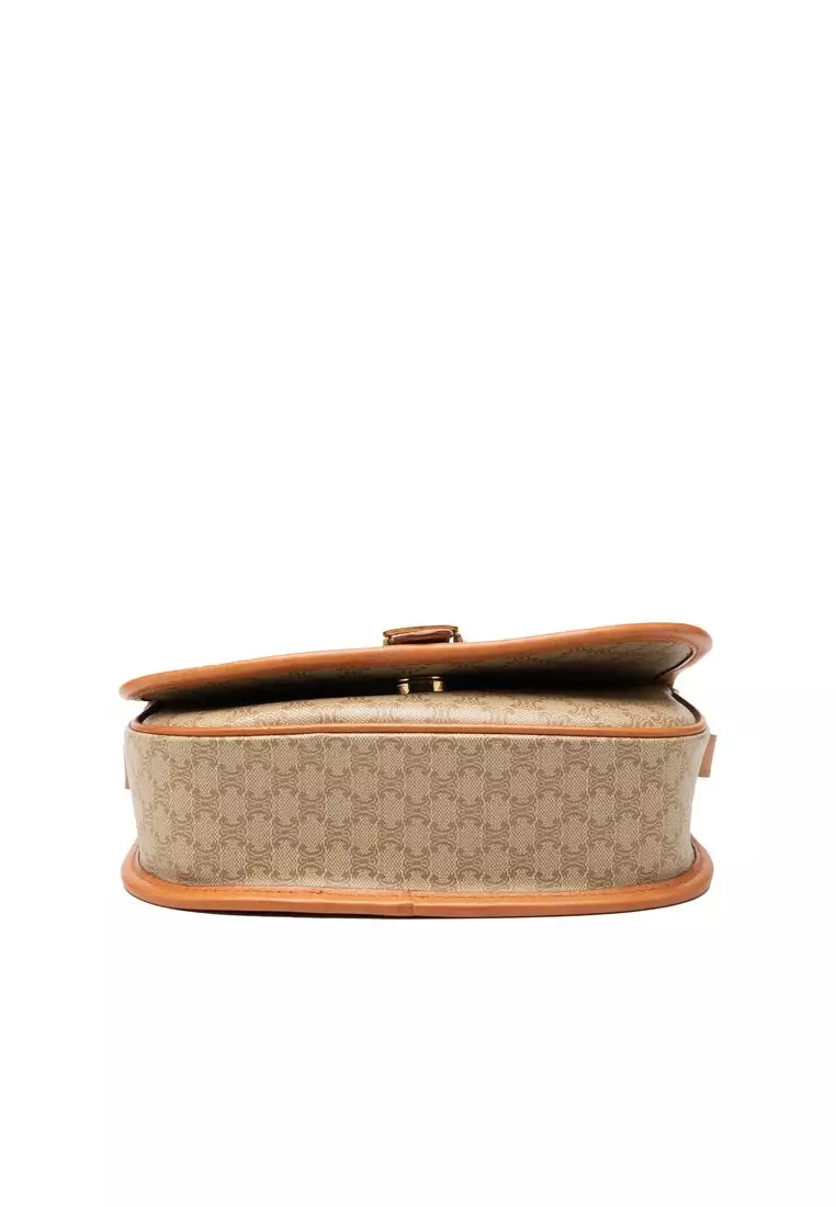 Pre-Loved Celine Macadam Coated Canvas Crossbody