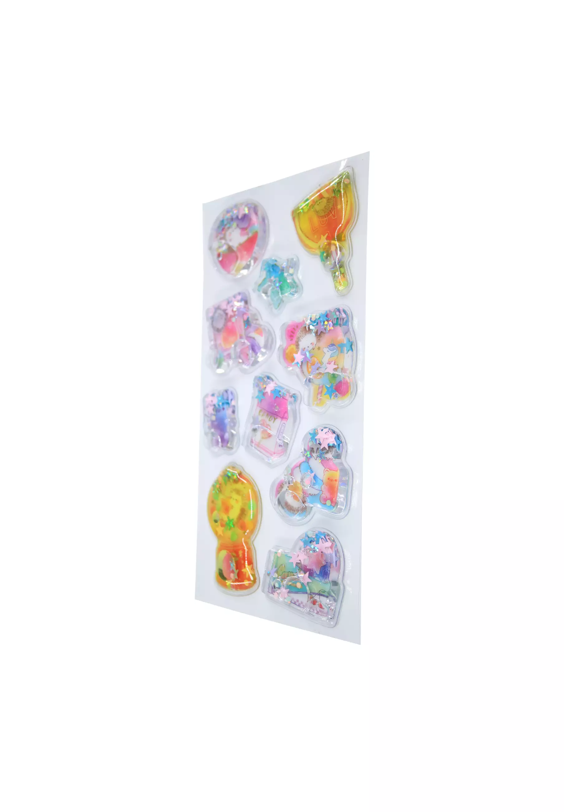 Glitter Sticker Yellow Mix