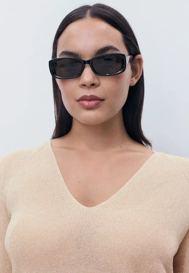 V-Neck Lurex Sweater