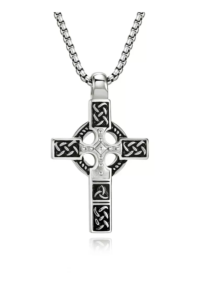 Celtic cross chain on sale mens