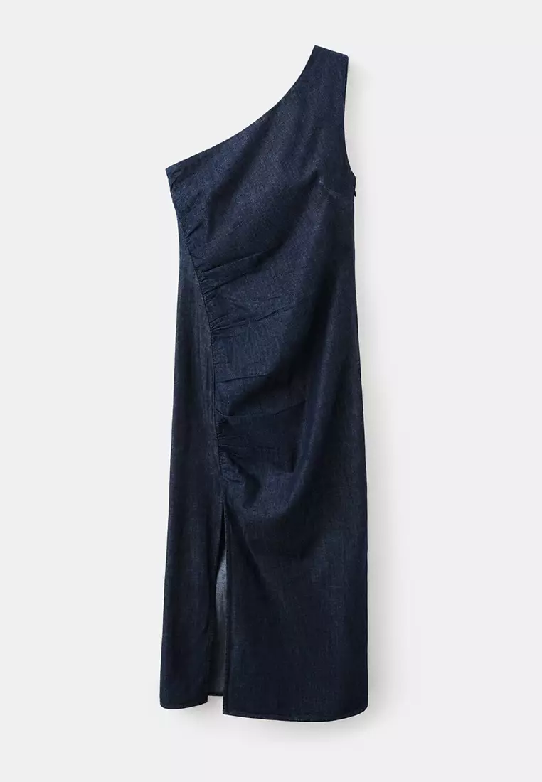 Asymmetric Denim Dress