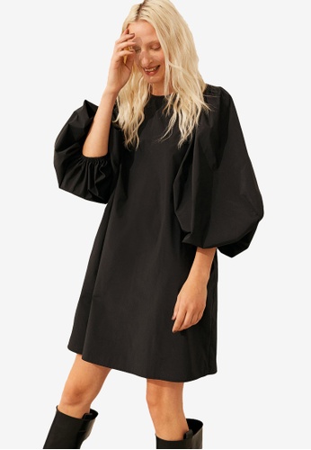 Buy H\u0026M Puff-Sleeved Dress 2021 Online