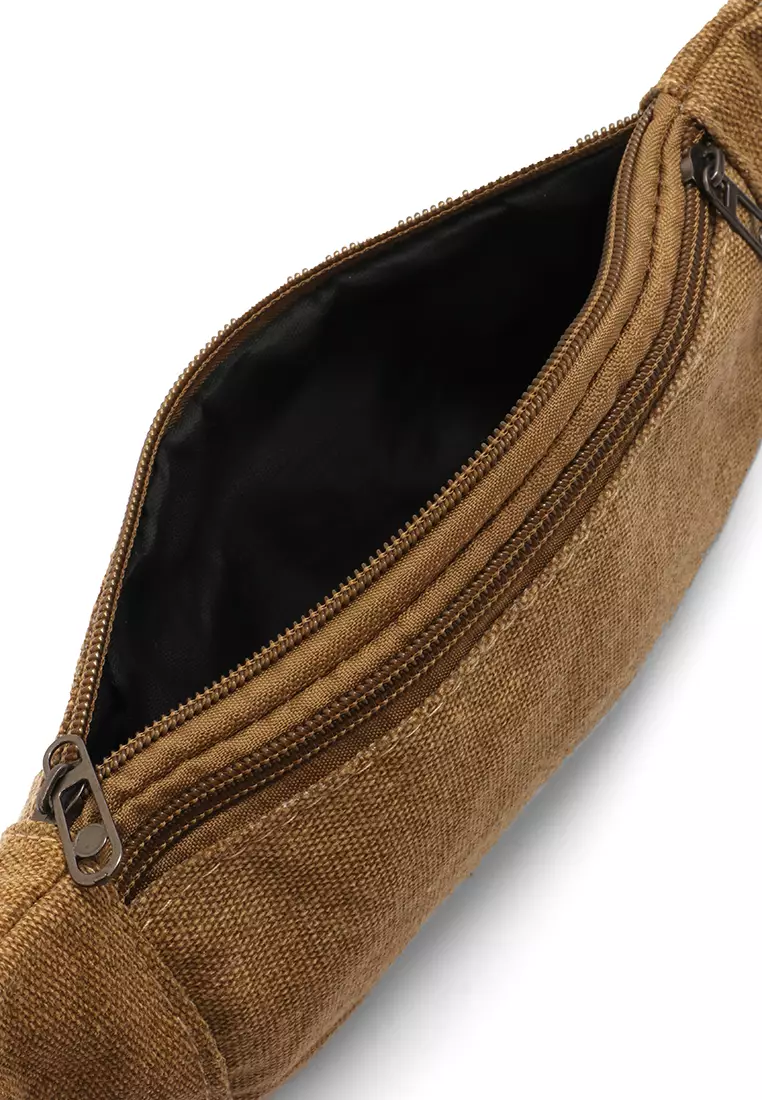 Corner Slingbag Sport Unisex Casual Large Storage Material Canvas ORIGINAL