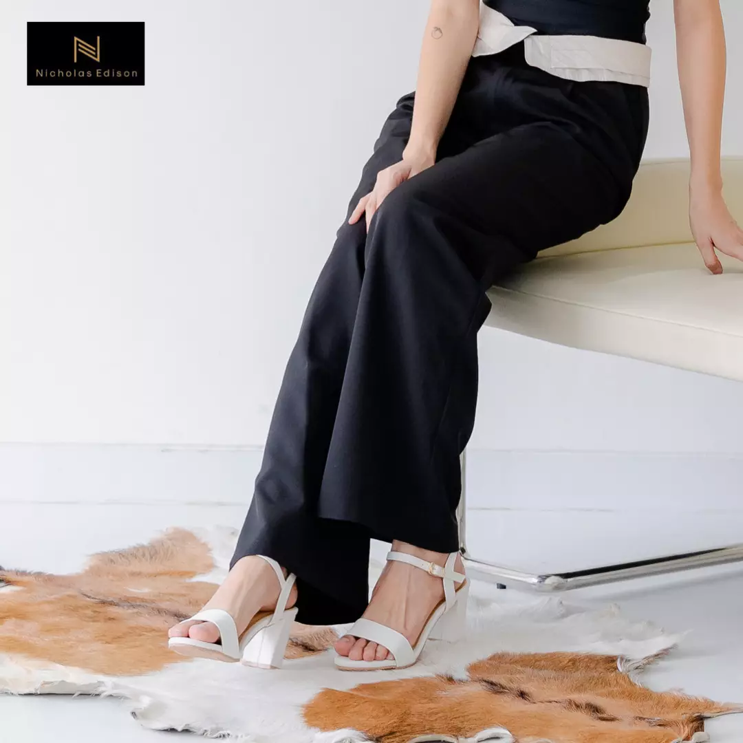 Nicholas Edison Heel Vara White
