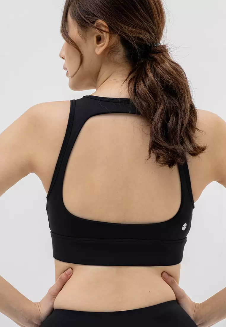 Motion Cloud Mockneck Bra