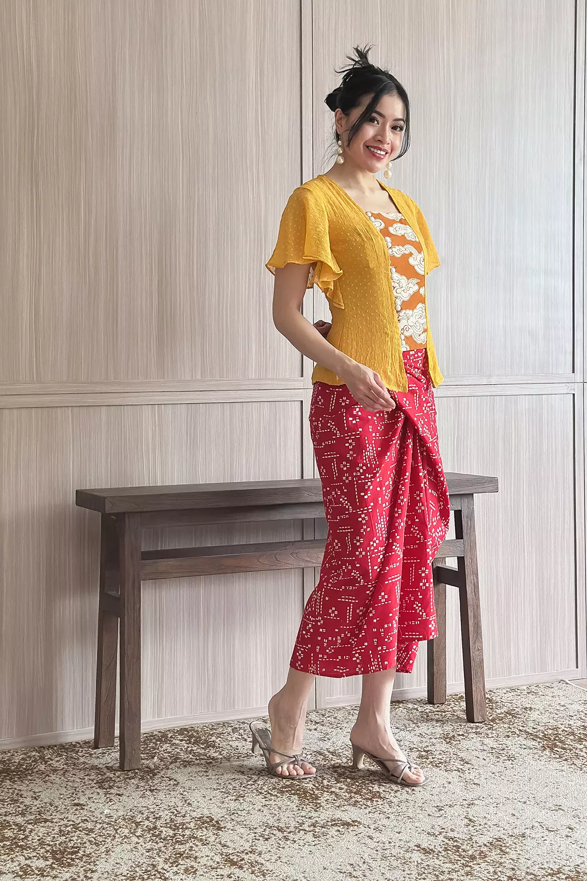 Soraya Megamendung Kunyit Kebaya