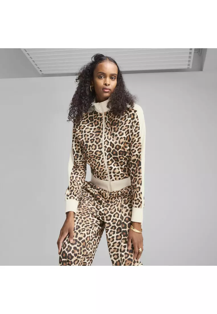 T7 LEO LUXE 女子豹紋運動外套