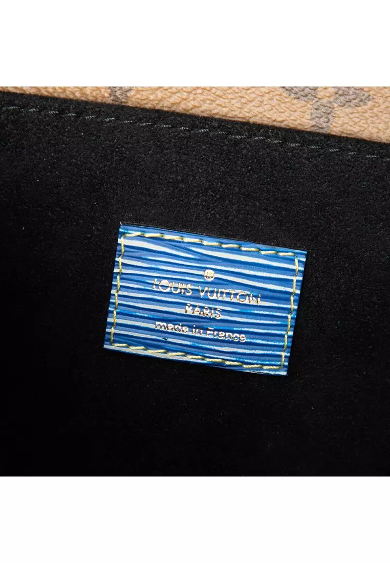 Pre-Loved Louis Vuitton Epi Denim And Reverse Monogram Pochette Metis