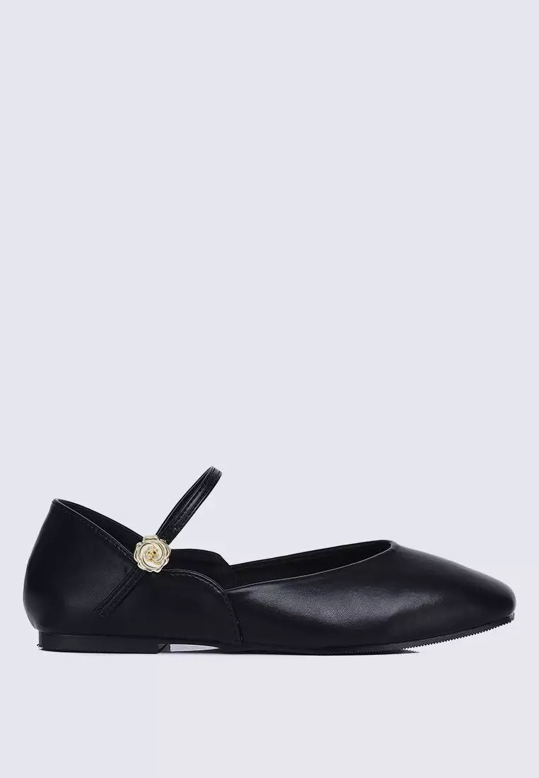 Discount on My Ballerine  shoes - SKU: My Ballerine Pétale De Rose Comfy Ballerina In Black
