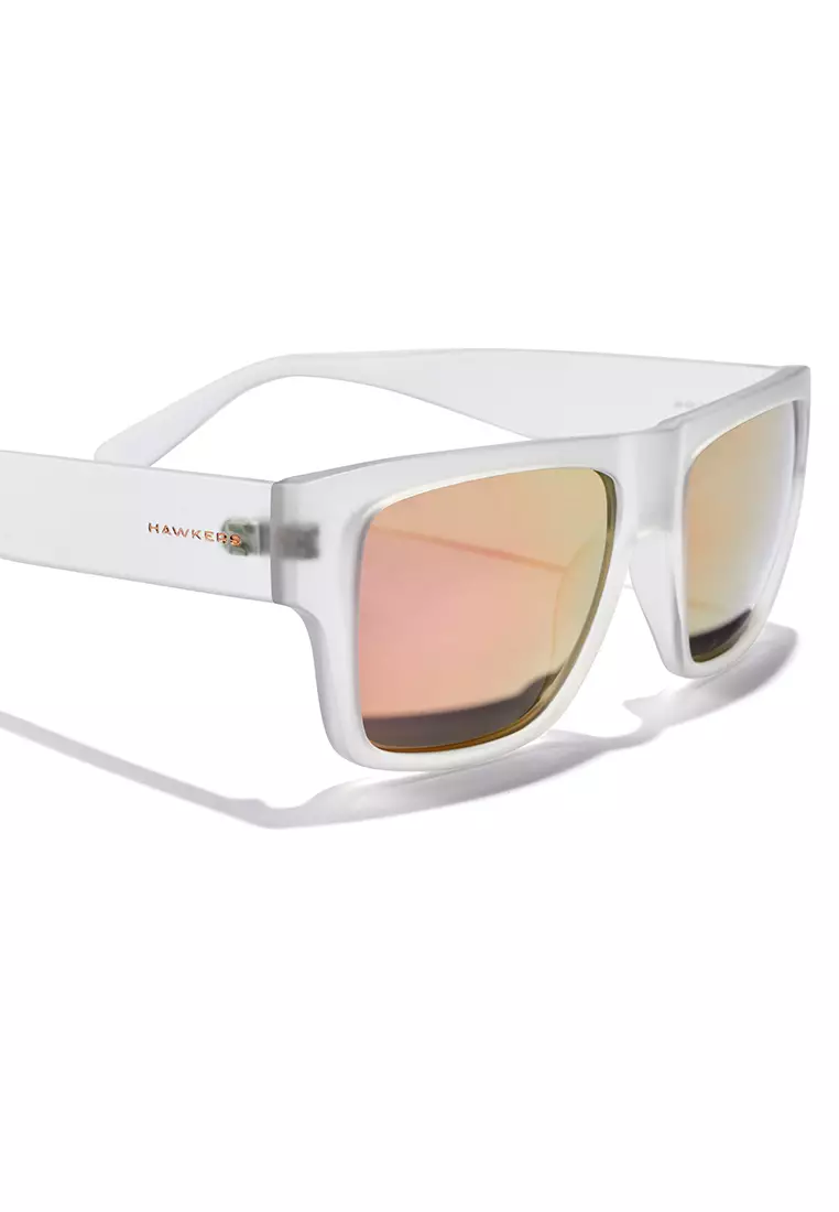 HAWKERS Waimea Polarized Crystal Pink Sunglasses For Men And Women, Unisex. Official Product Designed In Spain