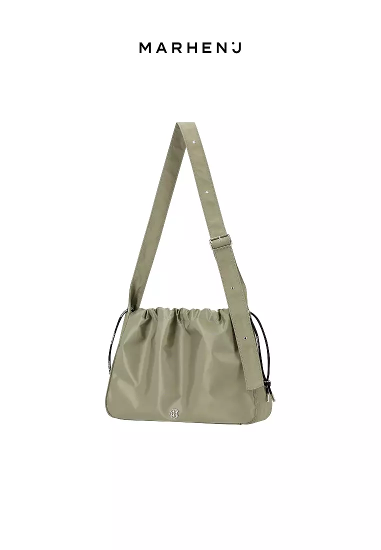 MOA Nylon Crossbody Bag Sage Green