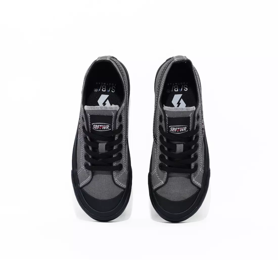 SABA Veloz Low Black Grey - Sepatu Sneakers Casual Pria Wanita