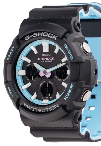 Jual G Shock G Shock Men Gas 100pc 1adr Black Blue Original Zalora Indonesia