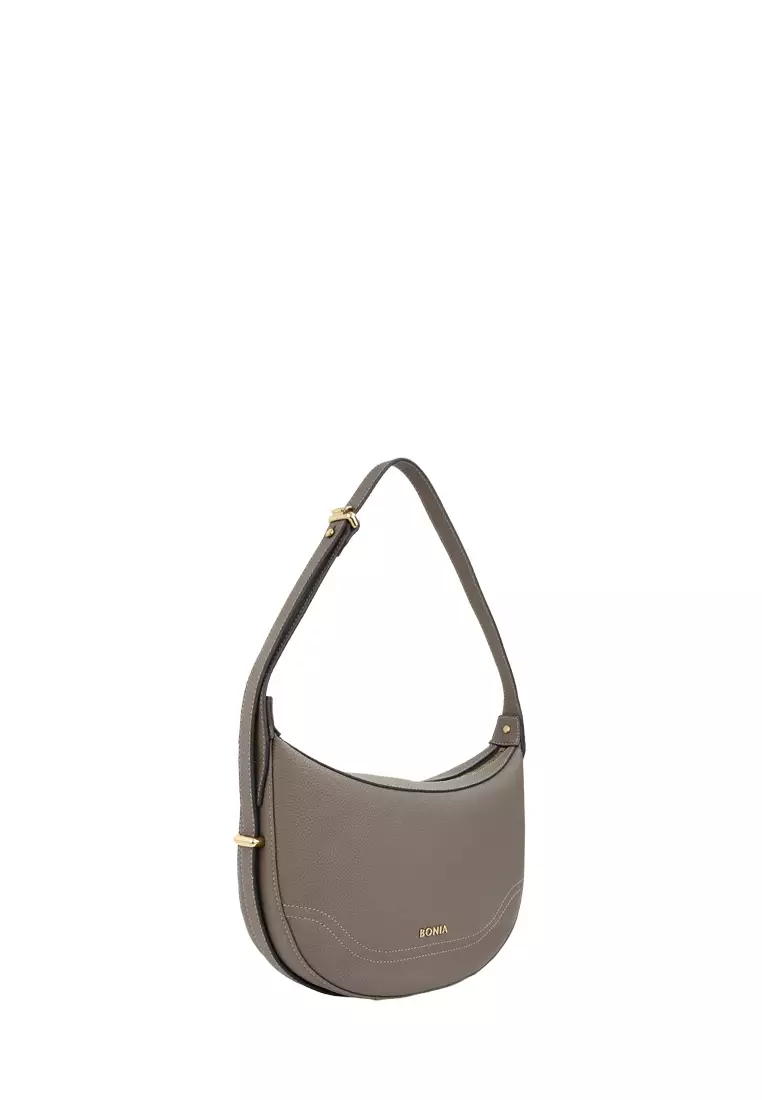 Piera Taupe Medium Shoulder Bag
