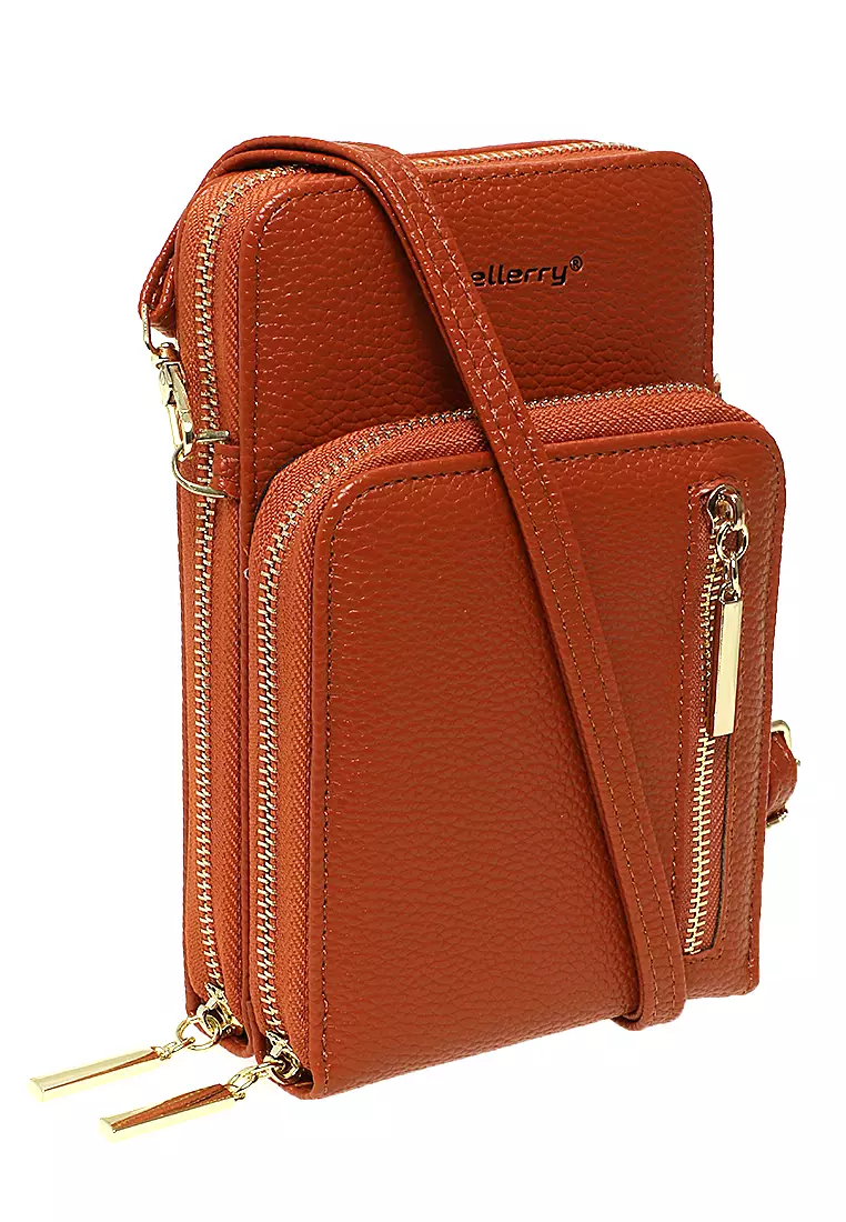 Sling Bag Tas Selempang Wanita Dompet HP Multifungsi Many Slot Material PU Leather ORIGINAL