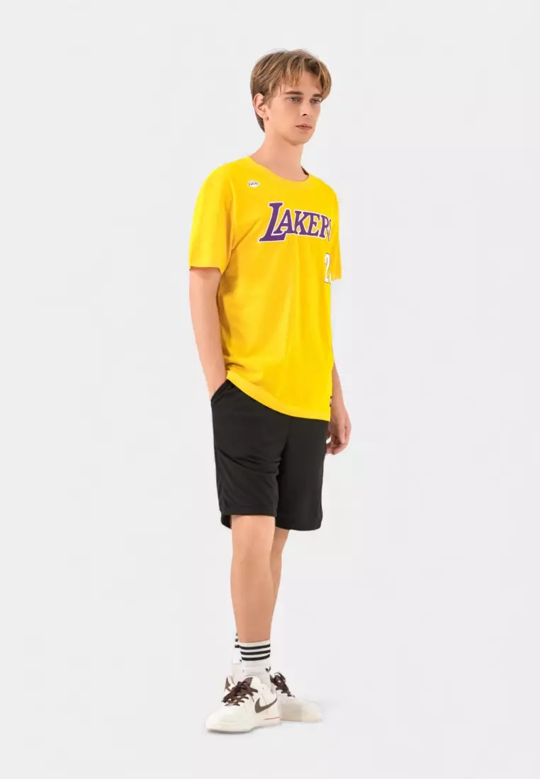 Player Number Core Los Angeles Lakers Mens T-Shirt