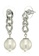 estele gold Estele Rhodium Plated Cuban chain pearl Drop Earrings 55249ACE0EF4BBGS_2