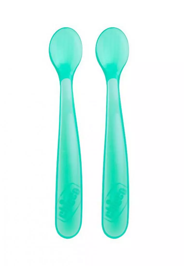 Baby Soft Silicone Spoon 6m+ 2pcs - Boy