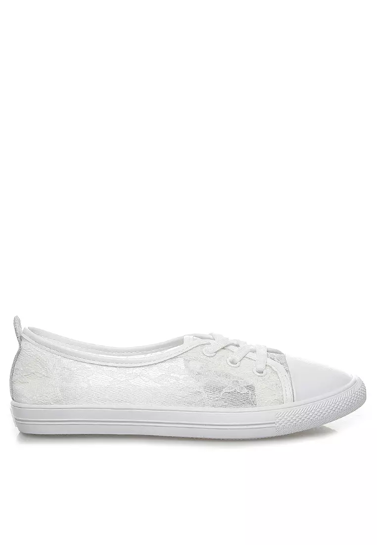 Discount on Twenty Eight Shoes  shoes - SKU: Comfortable Lace Stitched Leather Sneakers Rx12968