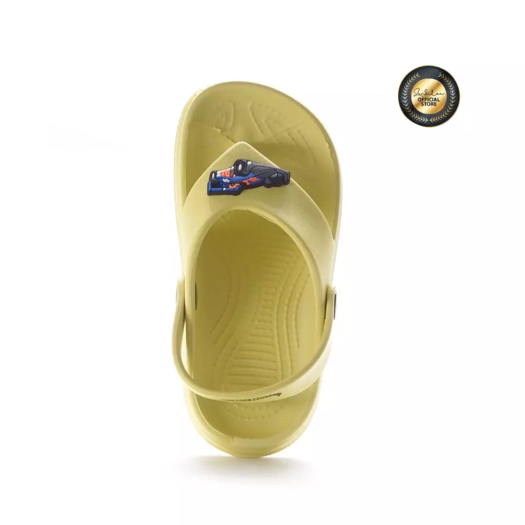 HOTWHEELS - SANDAL LAKI ANAK CH730175LK JAPIT TALI FULL KARET - HIJAU LEMON