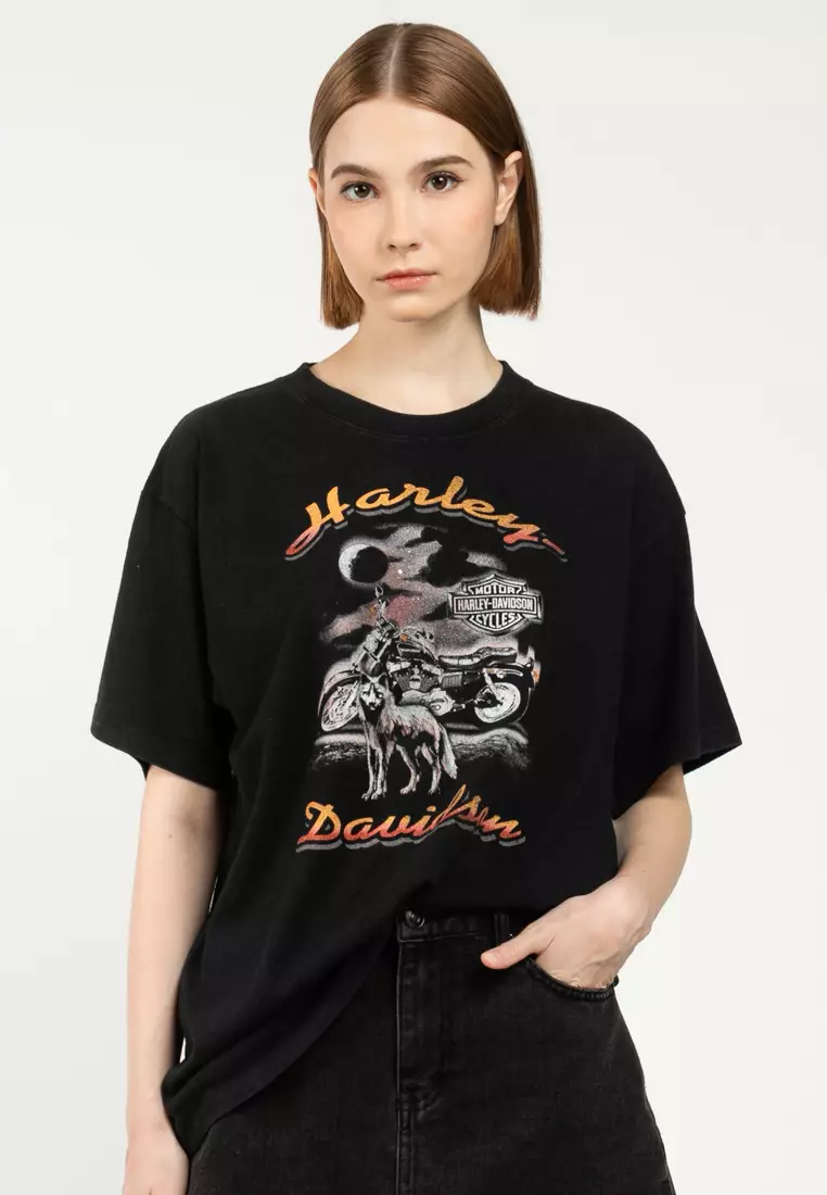 Harley-Davidson Tシャツ ブラックビアード Buy Harley-Davidson Harley-Davidson® Lone Wolf Lowrider Oversized