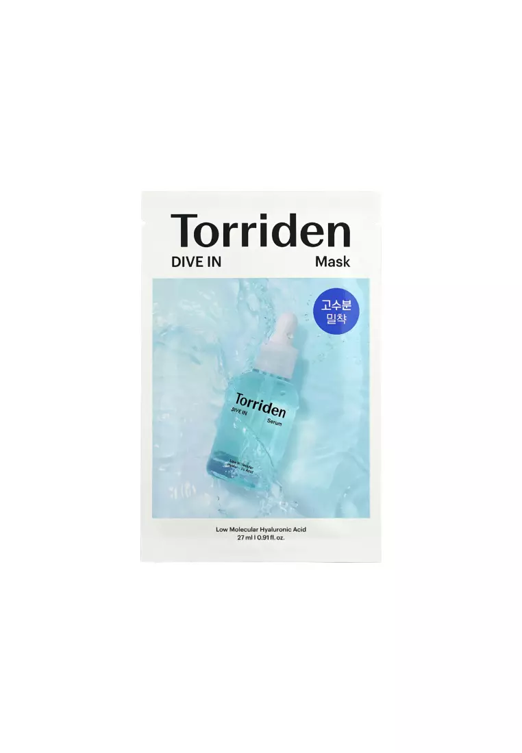 Torriden Dive In Low Molecular Hyaluronic Acid Mask (10pcs)