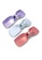 Her Jewellery multi Ribbon Hair Clip Combo (Pink + Purple + White) - Made with premium grade crystals from Austria HE210AC22SHXSG_1