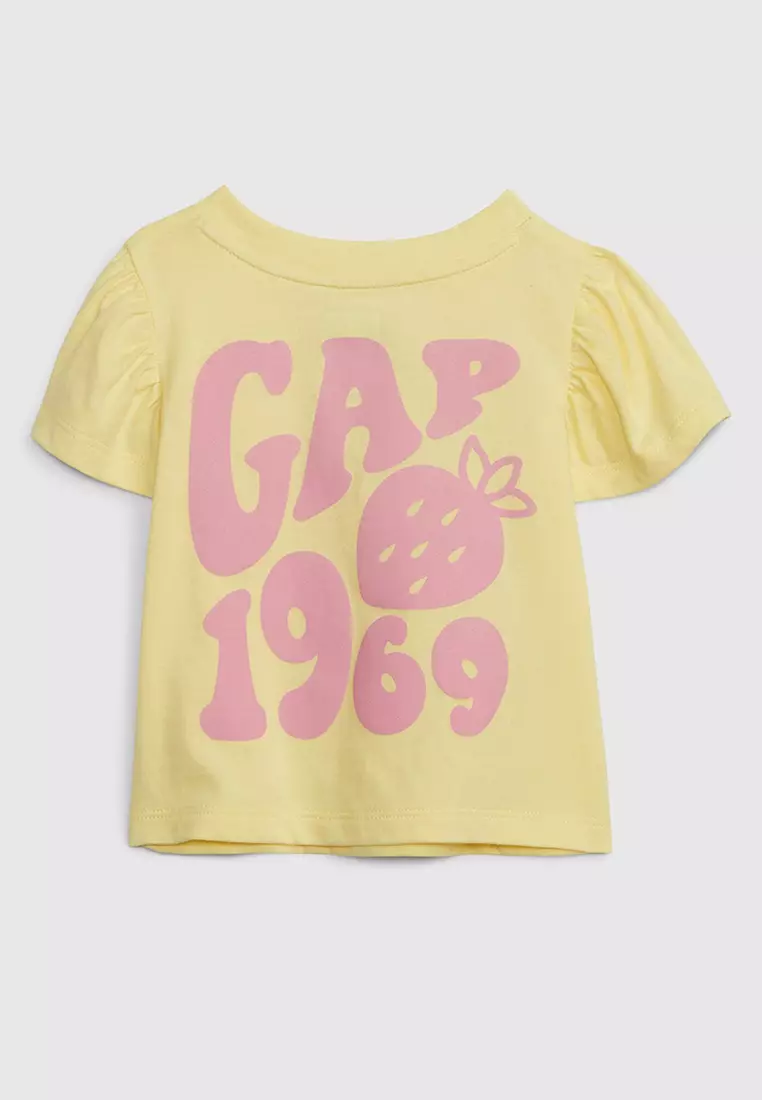 Buy GAP Toddler Mix & Match Flutter Sleeves T-Shirt Online | ZALORA ...