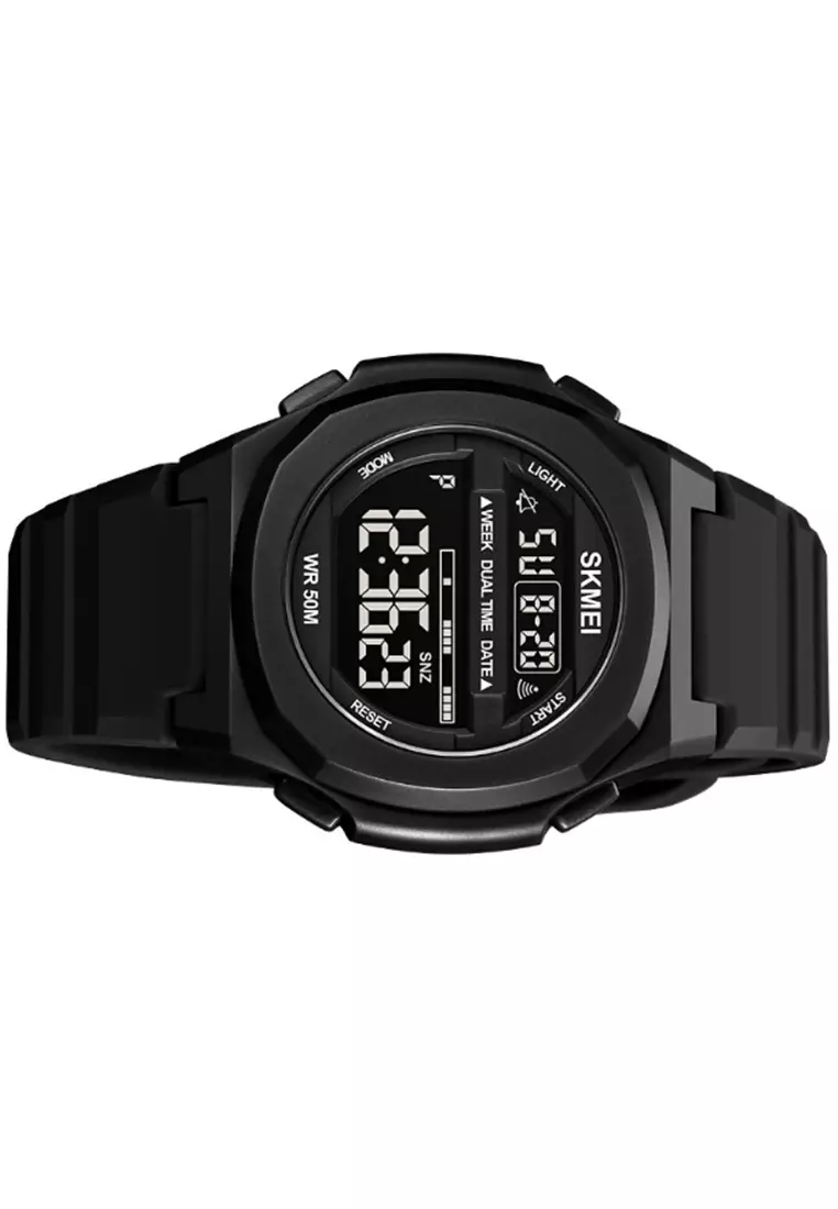 Jam Tangan Digital Pria Waterproof Many Function Strap Tali Material PU Silicone GN95 ORIGINAL