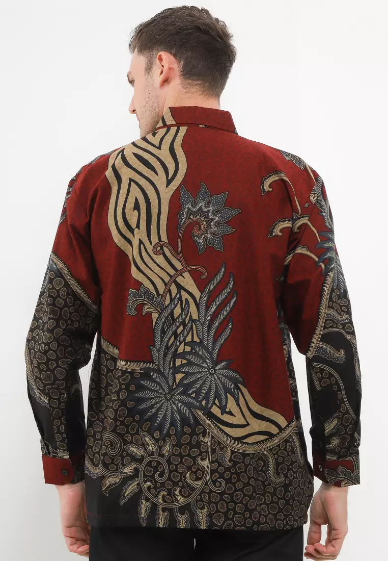 BATIK TALENTA EXCLUSIVE Lengan PANJANG cree red plowers