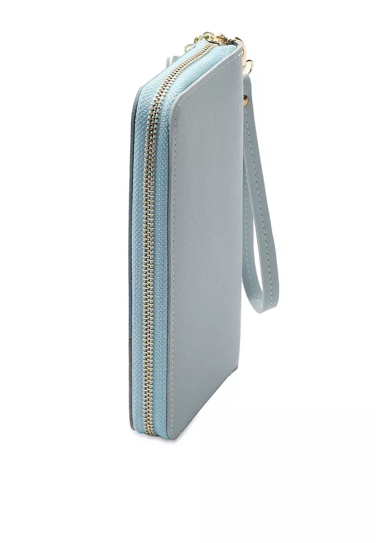 Women's Clutch Purse / Wallet (Dompet Wanita dengan Gelang) - Biru