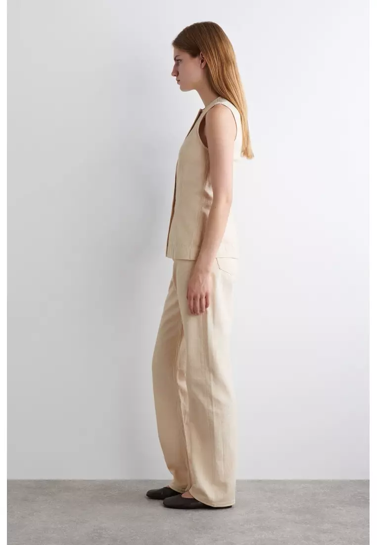 REPRISE CANVAS STRAIGHT-LEG JEANS