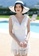 A-IN GIRLS white Elegant mesh-paneled swimsuit A2FE5USBAF621CGS_2