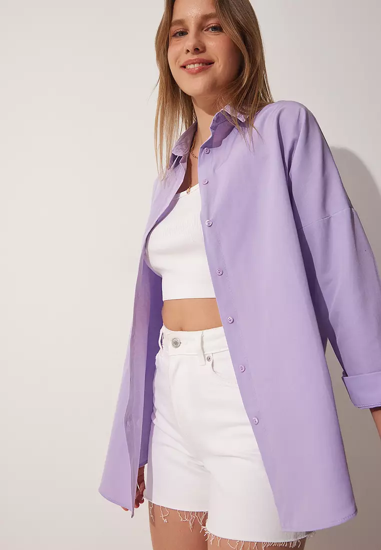 Oversize Long Basic Shirt