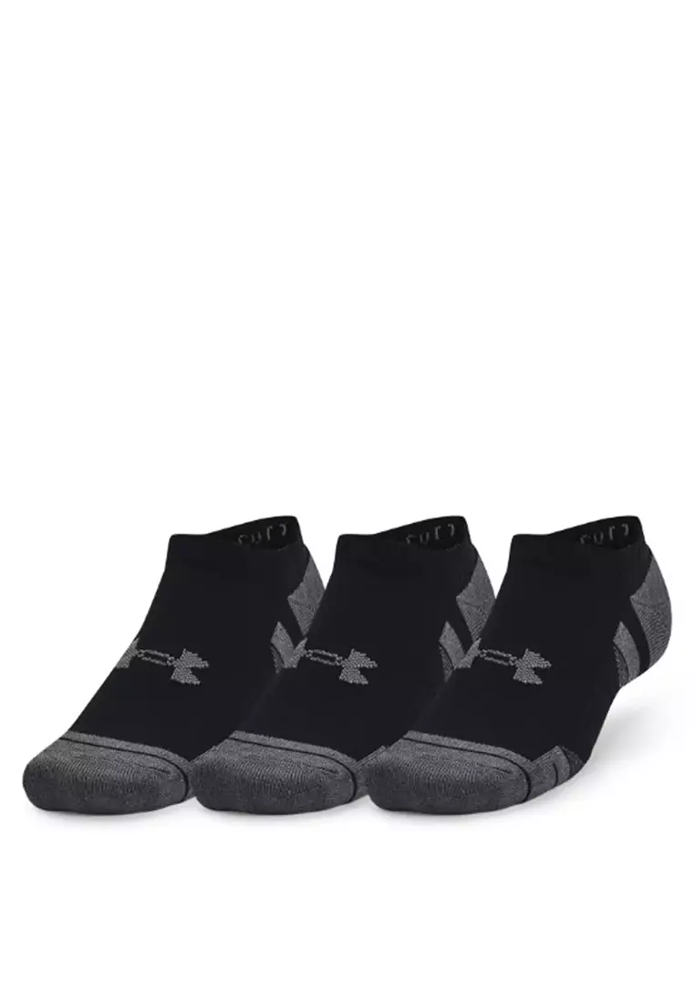 Performance Cotton Unisex 3-Pack No Show Socks
