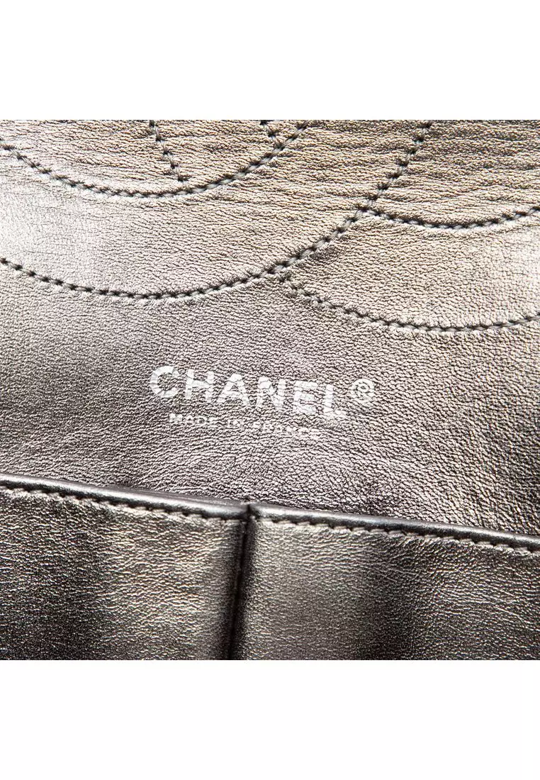 Pre-Loved Chanel Metallic Aged Calfskin Reissue 2.55 Double Flap 227