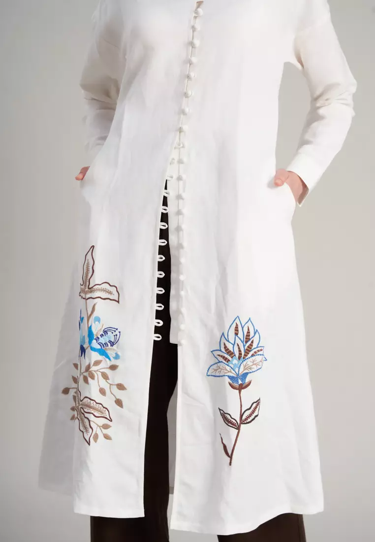 De Soleil Midi Linen Dress
