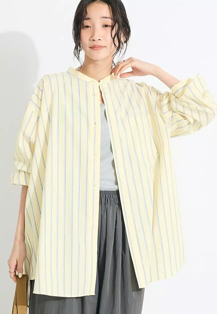 Craft Standard Boutique - Hayato Band Collar Shirt