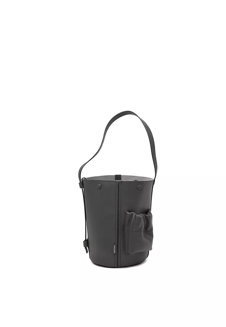 ORUKAMI Pocket Convertible Bucket Tote Small II - Black