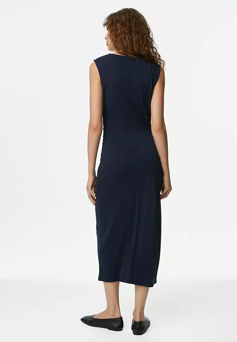 Jersey Midi Bodycon Dress
