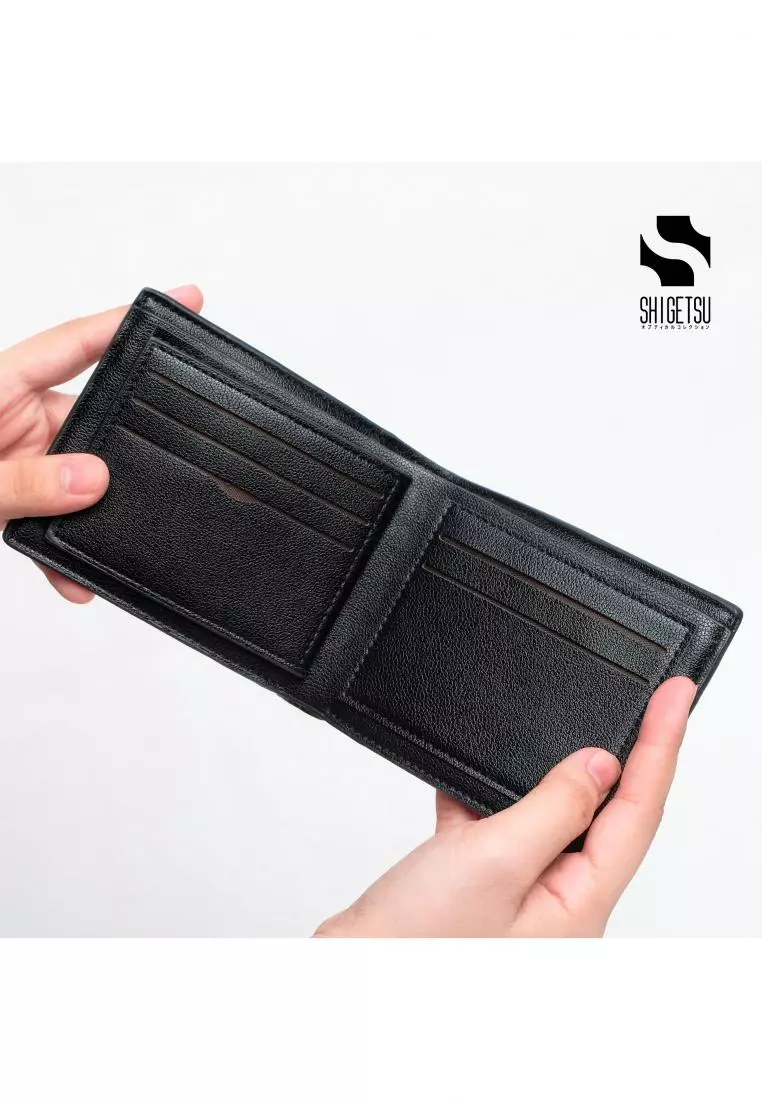 Buy SHIGETSU Honjo Faux Leather Folding Wallet with Attached Flip ...