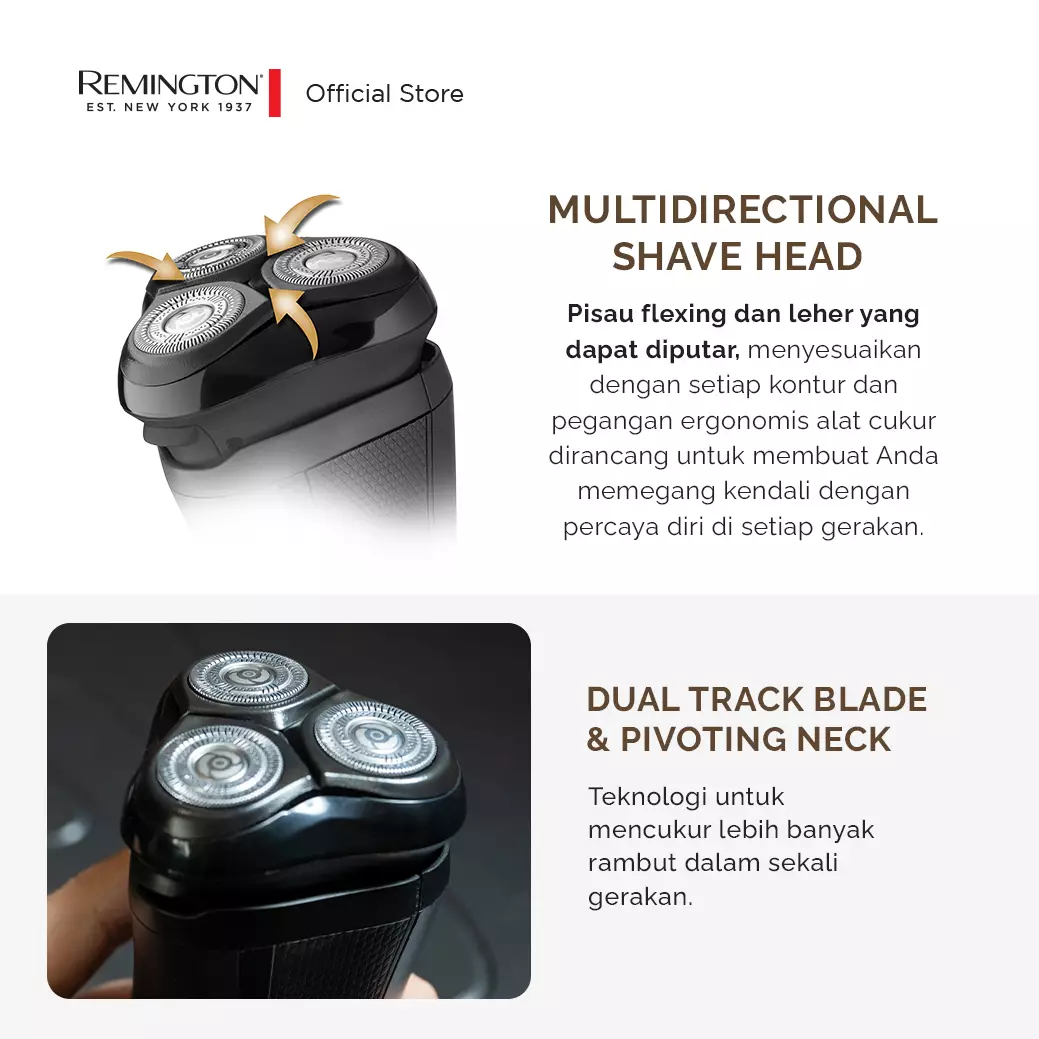 Remington R4 Style Series Rotary Shaver R3600