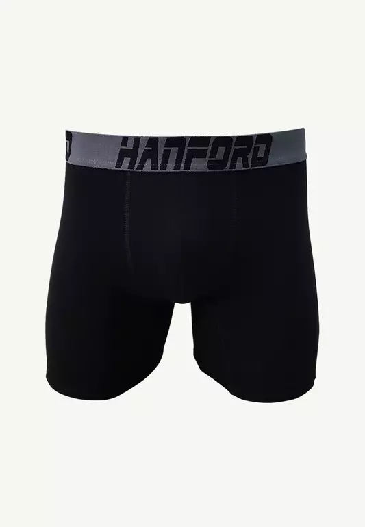 Athletic Men Compression Boxer Shorts Chase - Black (SinglePack)