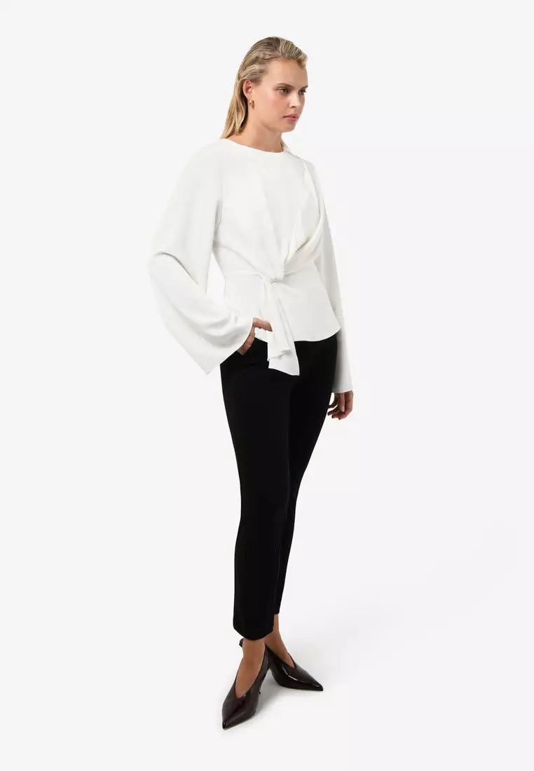 Melody Long Sleeve Draped Top