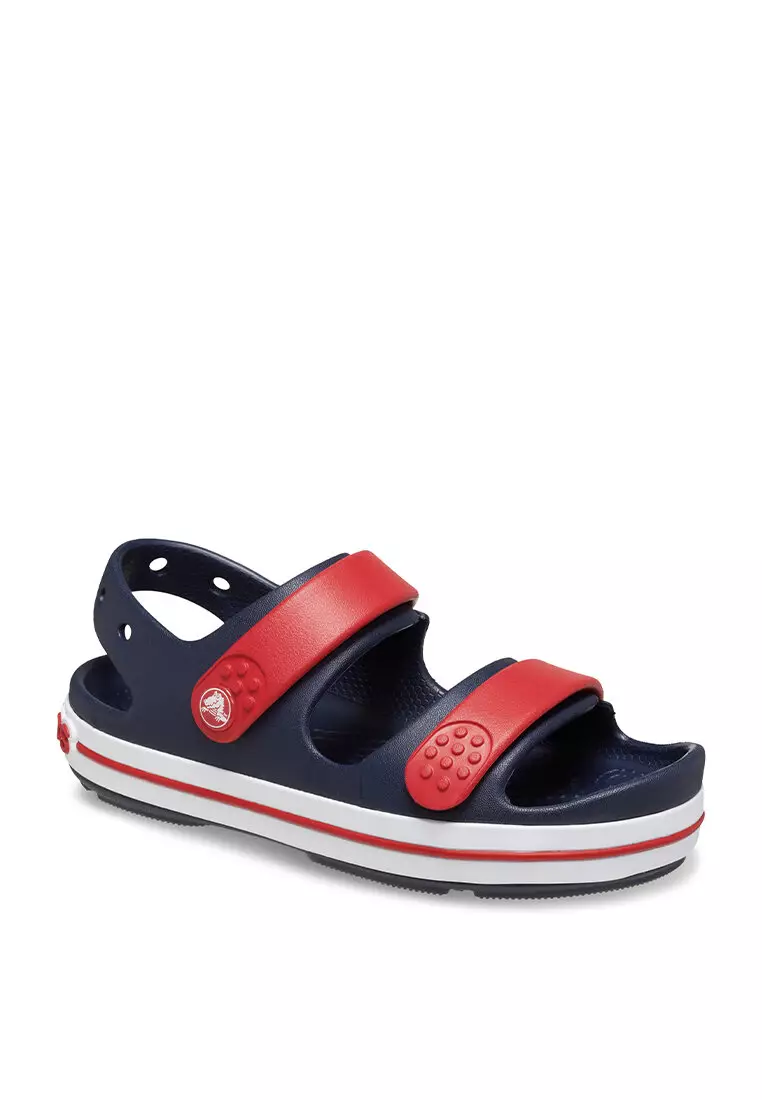 Crocs Toddlers Crocband Cruiser Sandal T - Navy/Varsity Red
