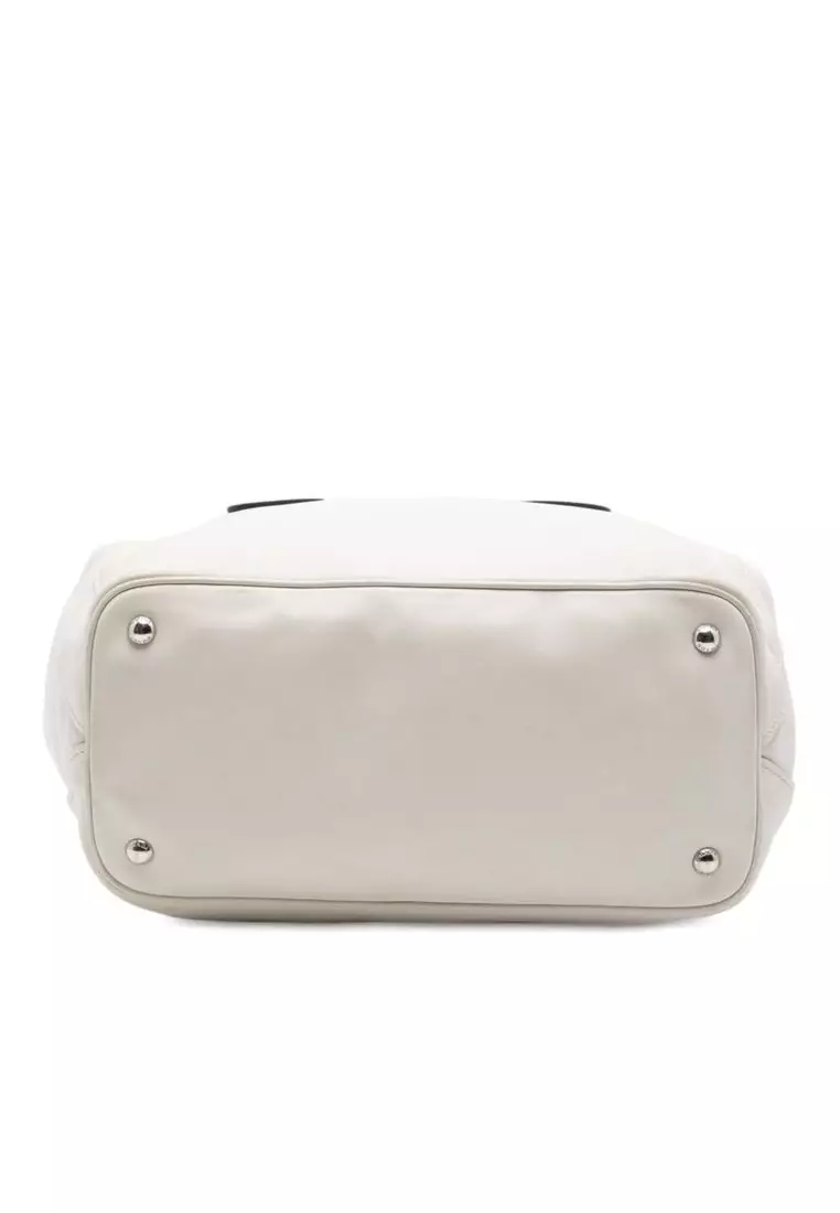 Pre-Loved Prada Soft Calf Convertible Shopping Tote