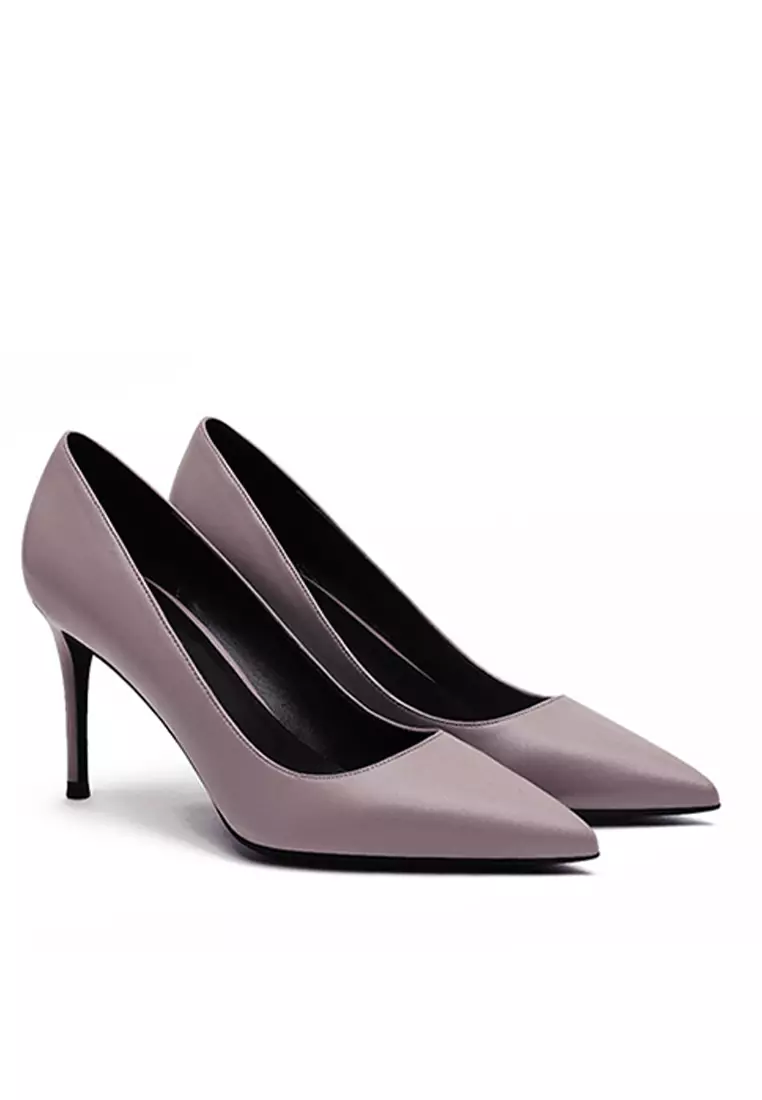 8CM Uniform Pointed High Heel Shoes HZL181