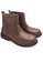midzone brown Safety Steel Toe Steel Plate Anti Slip Genuine Leather Boots - Brown MZHK13006 37A12SHE371AA7GS_3