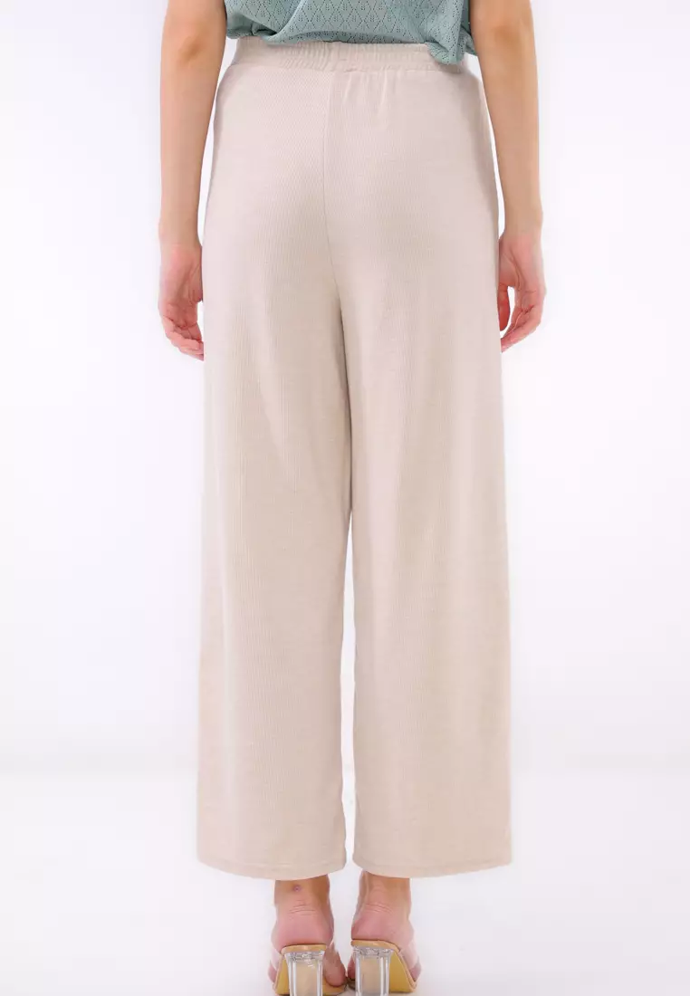 Colored Wide Leg Pants Ladies