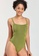 LYCKA green LWD7287-European Style Lady Swimsuit-Green 33A1DUS1DCFF41GS_4